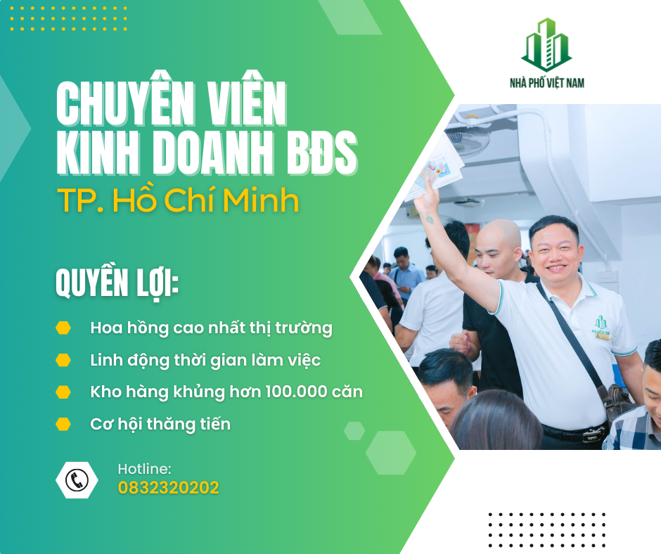 Nhà Phố Việt Nam Tuyển Dụng Nhân Viên Kinh Doanh Bất Động Sản Tại Hồ Chí Minh