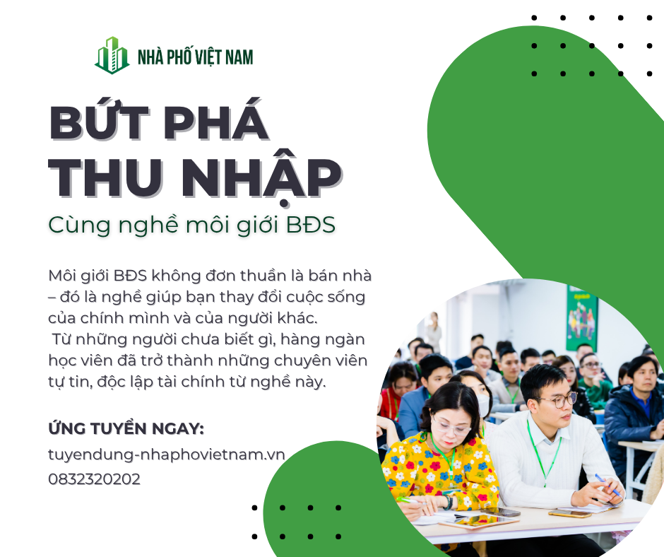 Bứt Phá Thu Nhập Với Nghề Môi Giới Bất Động Sản